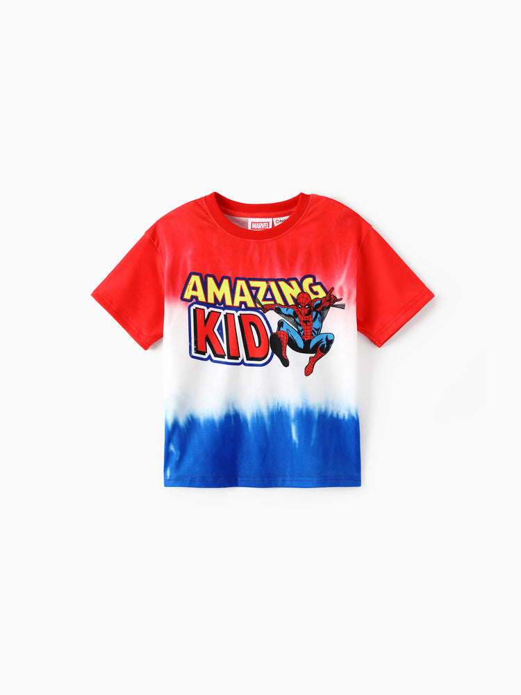 Marvel Family Matching Outfit Spider-Man Cosplay Costume Top/Sleeveless Dress Set Multi-color