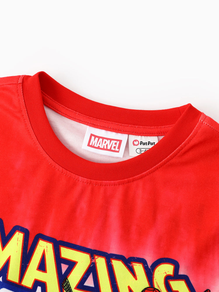 Marvel Family Matching Outfit Spider-Man Cosplay Costume Top/Sleeveless Dress Set Multi-color