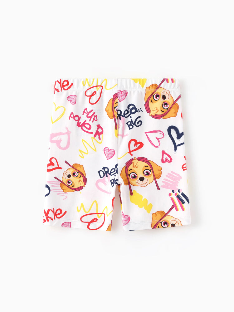 PAW Patrol Toddler Boy Skye Bamboo Allover Print Pajamas Pink