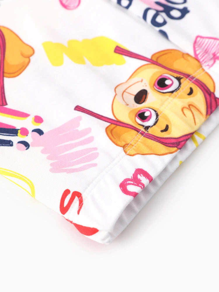 PAW Patrol Toddler Boy Skye Bamboo Allover Print Pajamas Pink