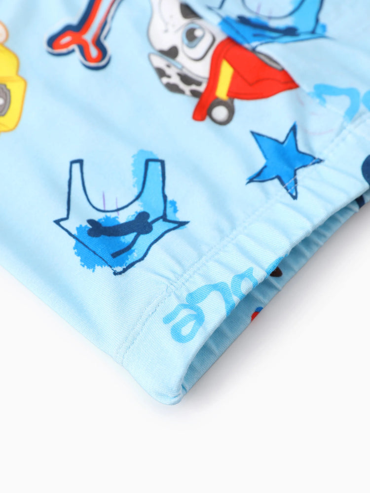PAW Patrol Toddler Boy Skye Bamboo Allover Print Pajamas Blue