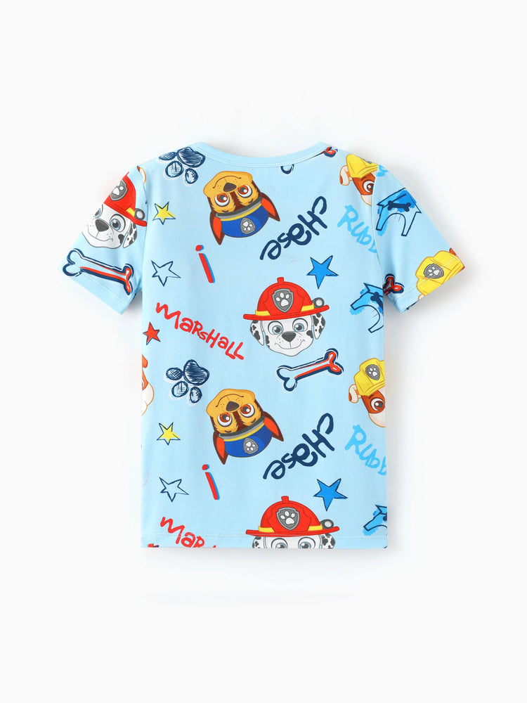 PAW Patrol Toddler Boy Skye Bamboo Allover Print Pajamas Blue