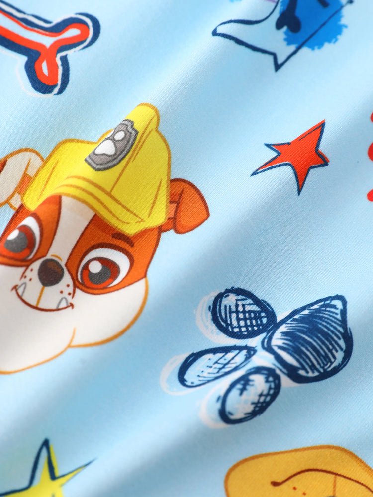 PAW Patrol Toddler Boy Skye Bamboo Allover Print Pajamas Blue
