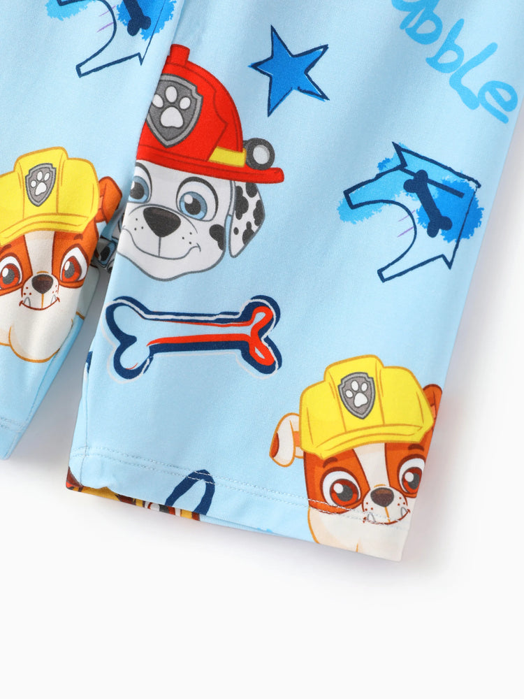 PAW Patrol Toddler Boy Skye Bamboo Allover Print Pajamas Blue