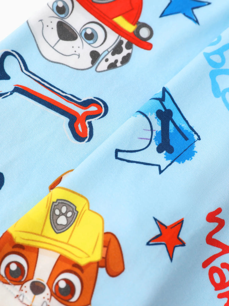 PAW Patrol Toddler Boy Skye Bamboo Allover Print Pajamas Blue