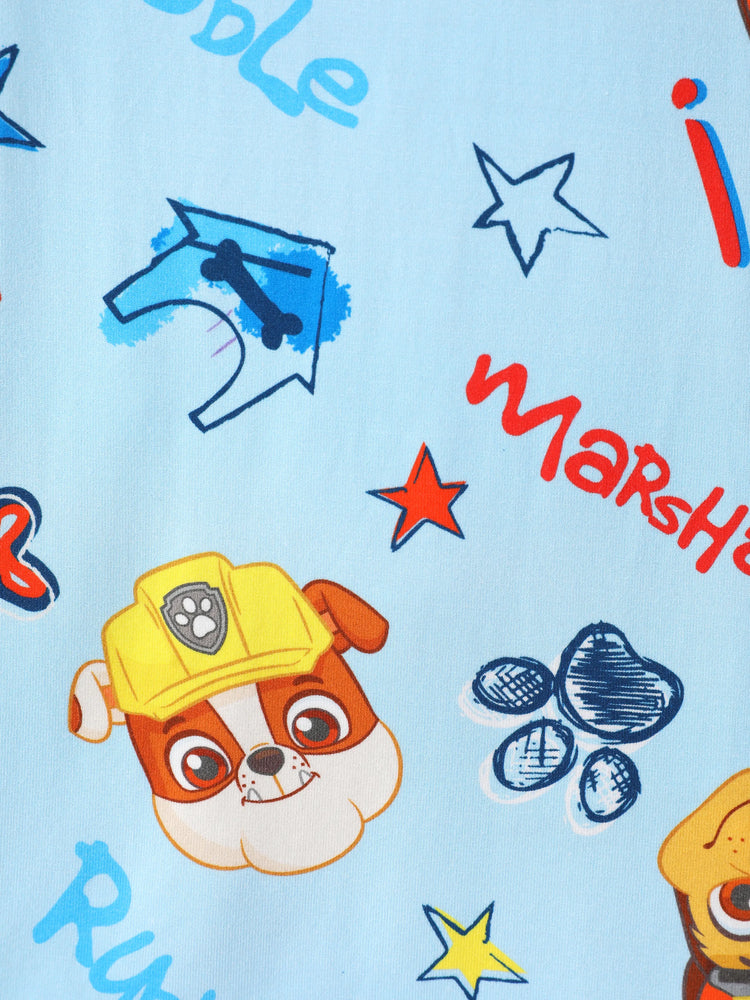PAW Patrol Toddler Boy Skye Bamboo Allover Print Pajamas Blue