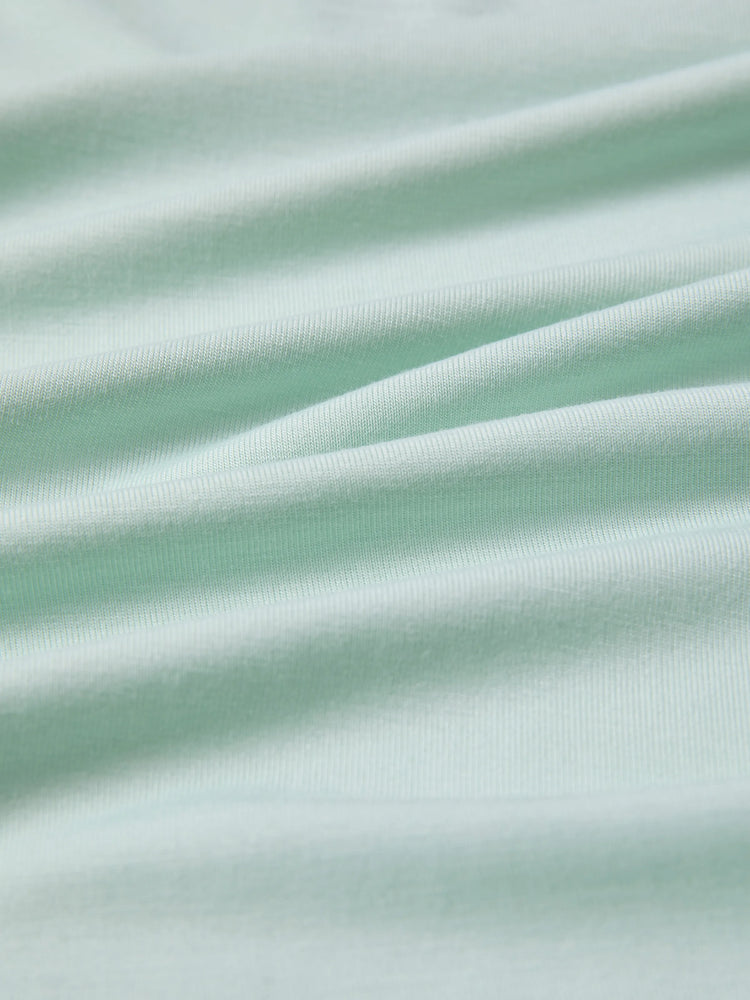 Bamboo Baby Boy/Girl 2-Pack Cute Animal Long Sleeve Romper 2-Way Zip Anti Slip Footie Pale Green