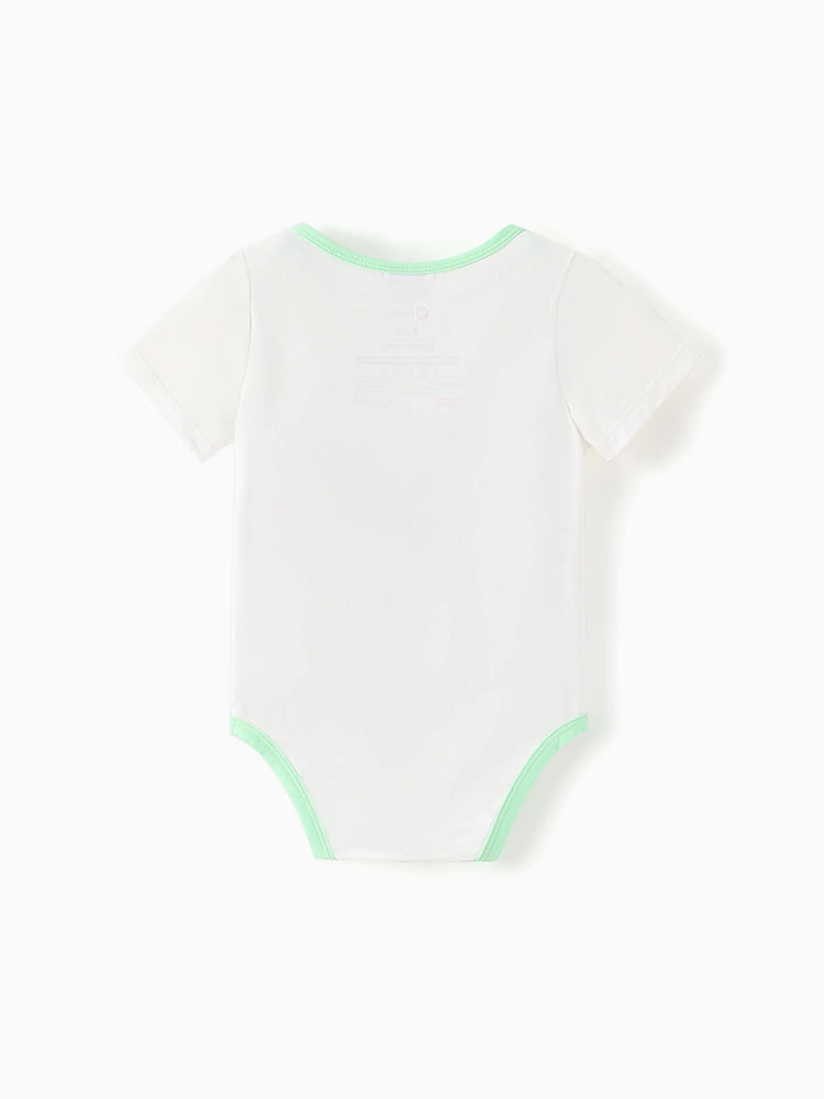 Toy Story Bamboo Baby Boy Buzz Lightyear Printed  Bodysuit  Color block