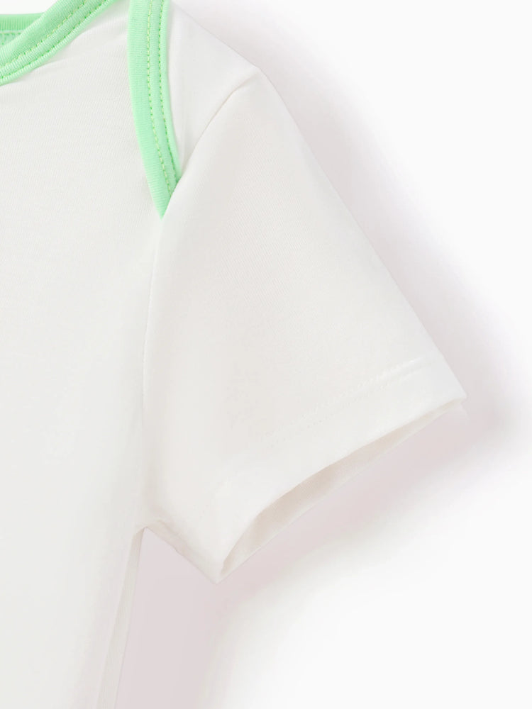 Toy Story Bamboo Baby Boy Buzz Lightyear Printed  Bodysuit  Color block