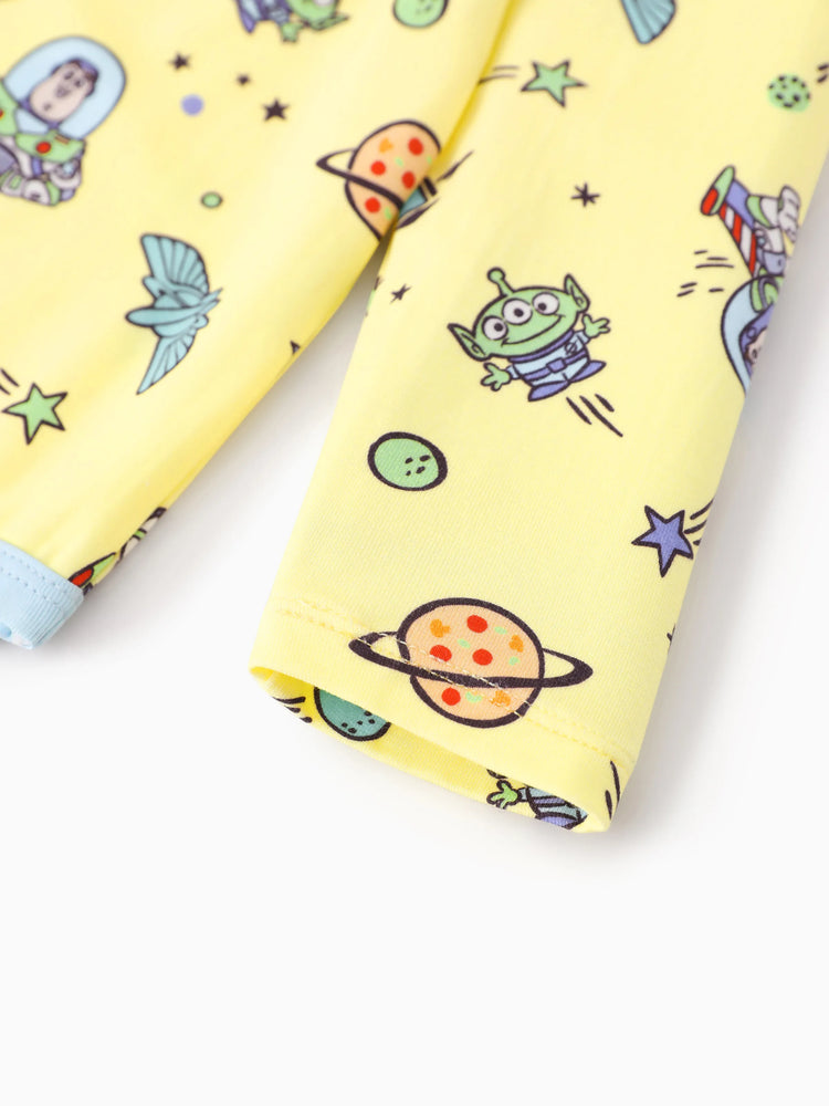 Toy Story Bamboo Baby Boy Buzz Lightyear Printed  Bodysuit  Color block