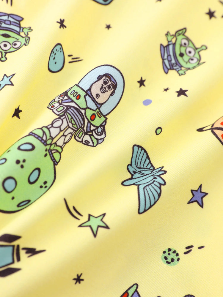 Toy Story Bamboo Baby Boy Buzz Lightyear Printed  Bodysuit  Color block