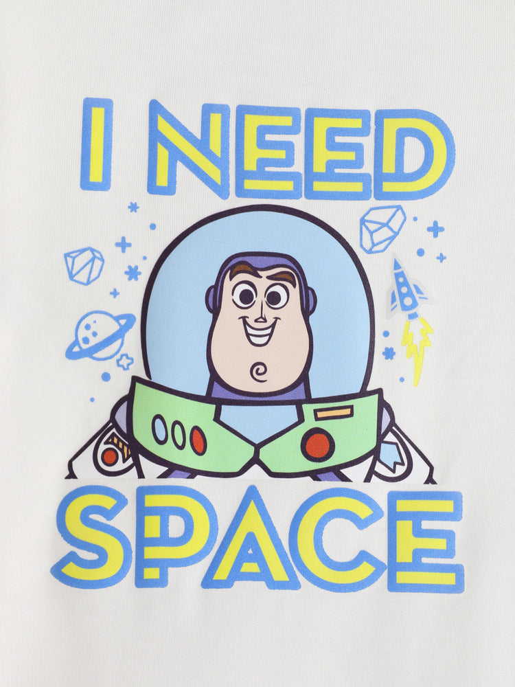 Toy Story Bamboo Baby Boy Buzz Lightyear Printed  Bodysuit  Color block