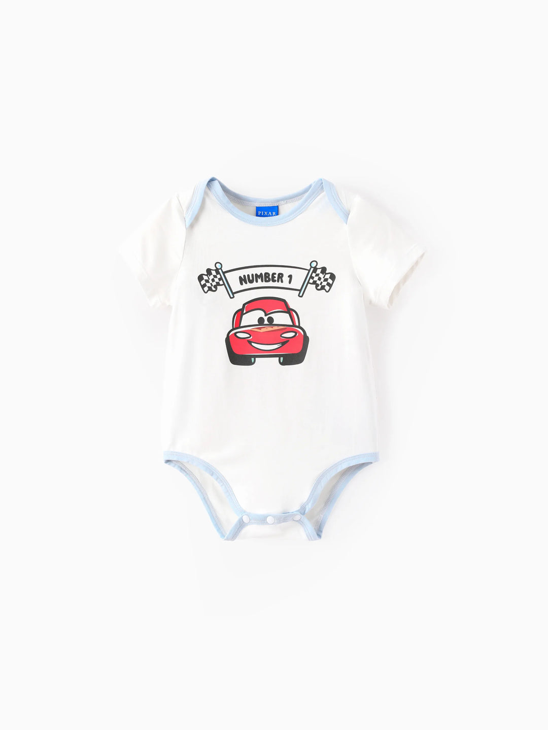 Cars Bamboo Baby Boy 3-Pack Lightning McQueen Printed Bodysuit  Multi-color
