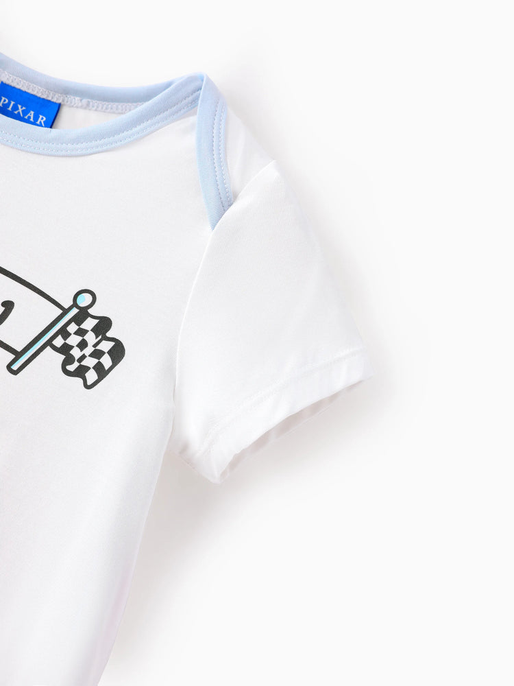 Cars Bambus Baby Junge 3er-Pack Lightning McQueen Bedruckte Bodysuits Mehrfarbig