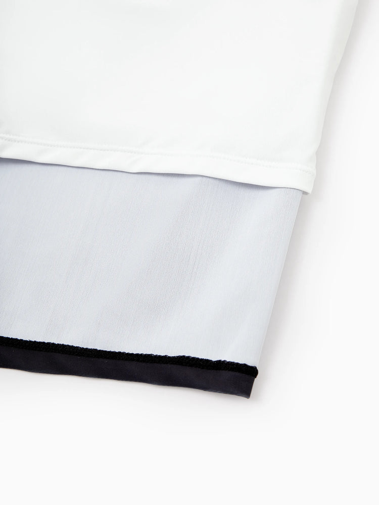 Family Matching Color Block Swimsuits Striped Bikini & Swim Trunks Set Color block