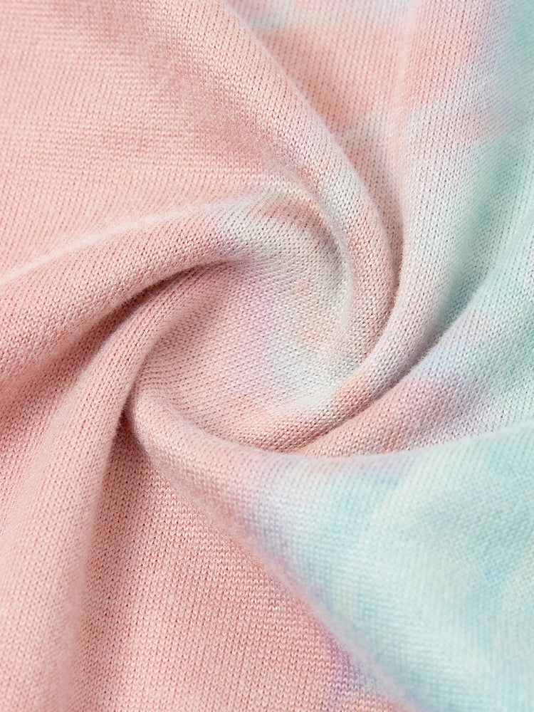 Mommy and Me Matching Tie Dye Dress Set for Women, Girls & Baby Romper
 Multi-color