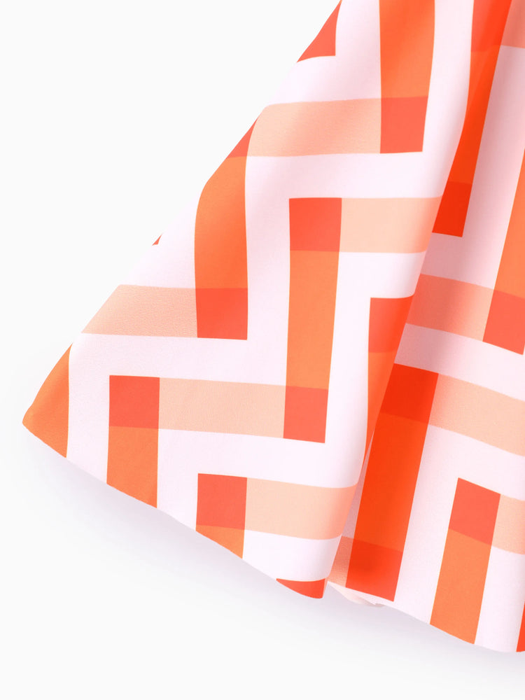 Toddler/Kid Girl 3pcs Sporty  Solid Color  Skirt Suit RED/WHITE