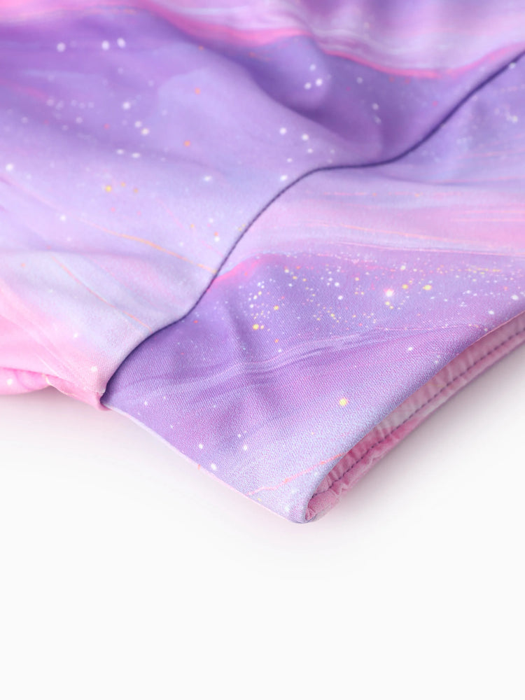 Toddler/Kid Girl 3pcs Sporty  Solid Color  Skirt Suit Light Pink