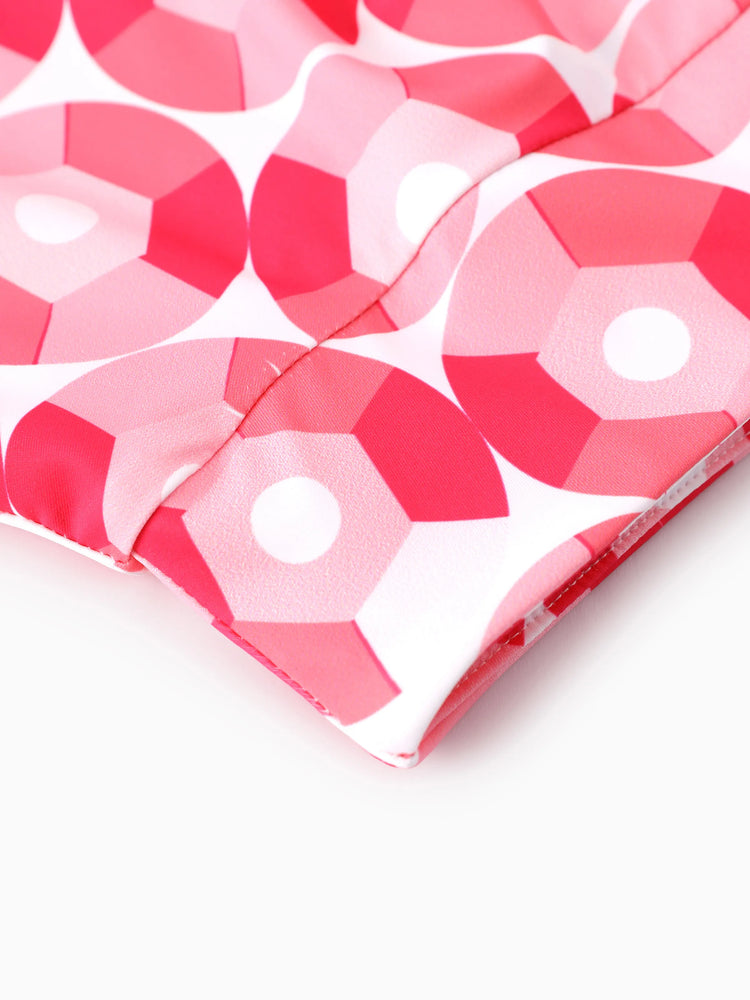 Toddler/Kid Girl 3pcs Sporty  Solid Color  Skirt Suit Pink