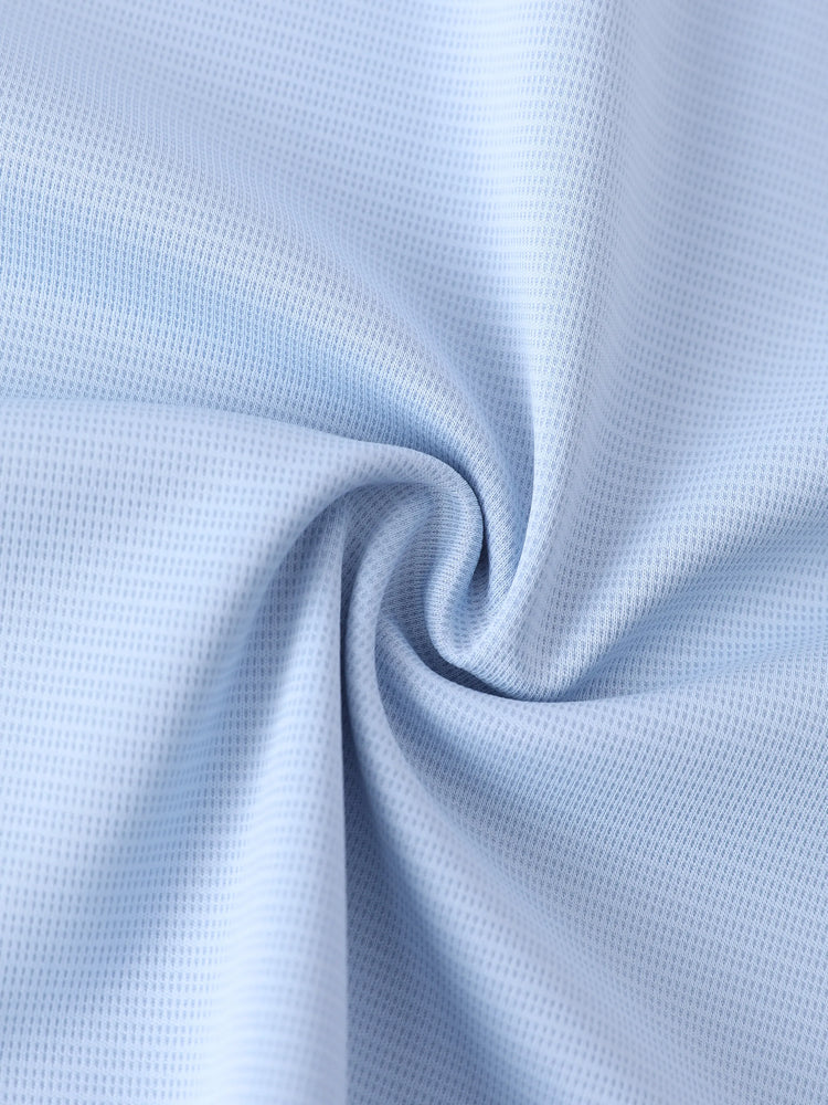 Toddler/Kid Girl 3pcs Sporty  Solid Color  Skirt Suit Light Blue