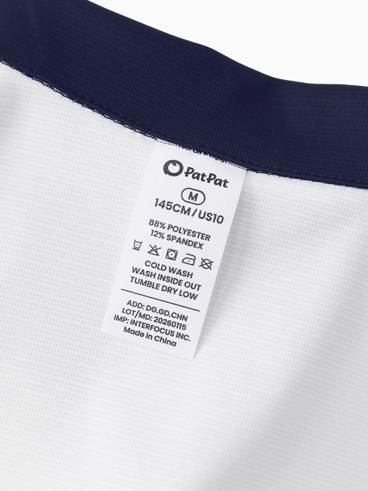 Toddler/Kid Girl 3pcs Sporty  Solid Color  Skirt Suit White