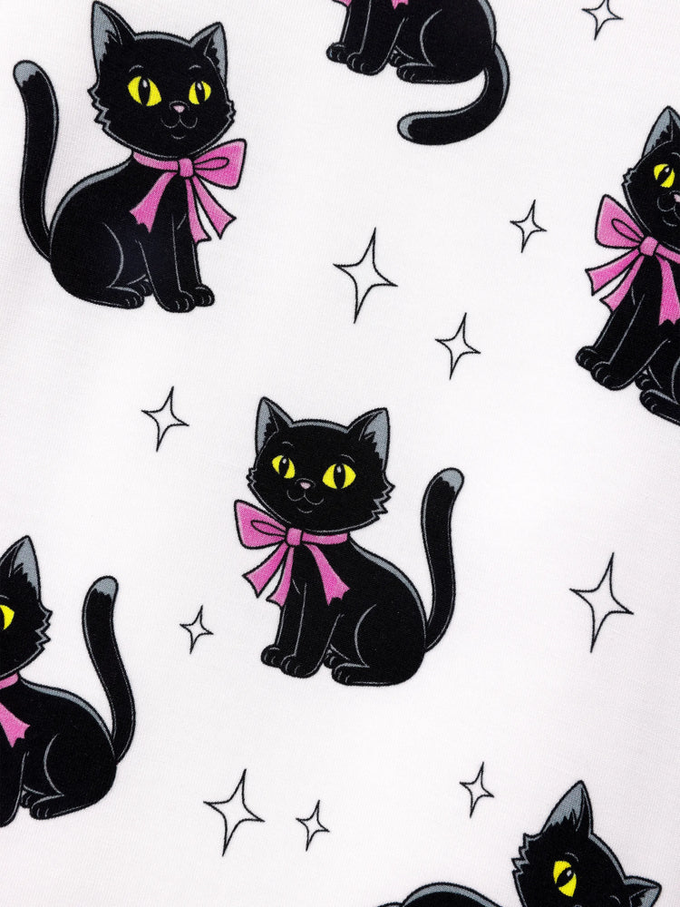 Bamboo Baby Boy/Girl Cartoon Printed 2-Way Zip Onesies Anti Slip Long-sleeve Footie Pink purple