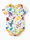 Bamboo Baby Boy/Girl 1pc Allover Print  Bodysuits  Color block