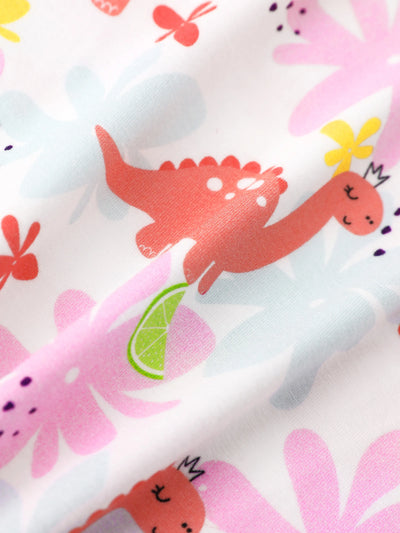 Bamboo Baby Boy/Girl 1pc Allover Print  Bodysuits  incarnadinepink