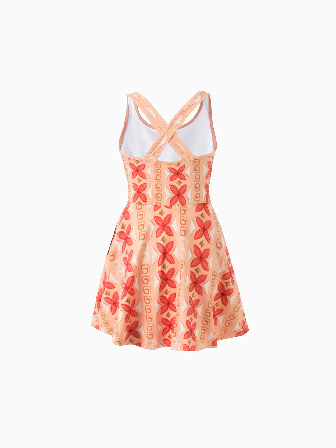 Vestido deportivo/Top de algodón para niña pequeña/niña Disney Princesa Moana naranja