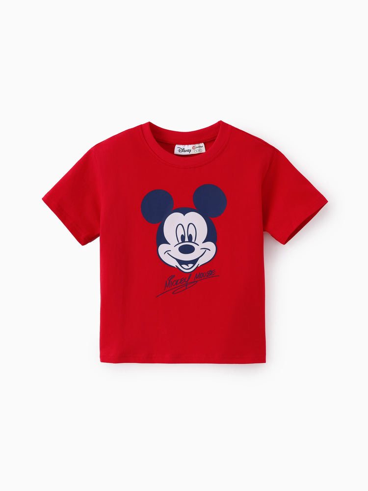 Disney Mickey & Freunde Familienpassende Mickey & Minnie Mouse Blumenmuster-Sets Rot