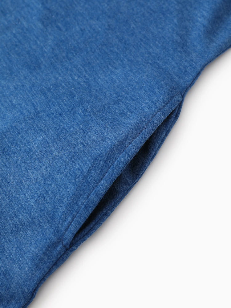 Independence Day Mommy and Me Patriotic Cherry Print Casual Sleeveless Dress Blue