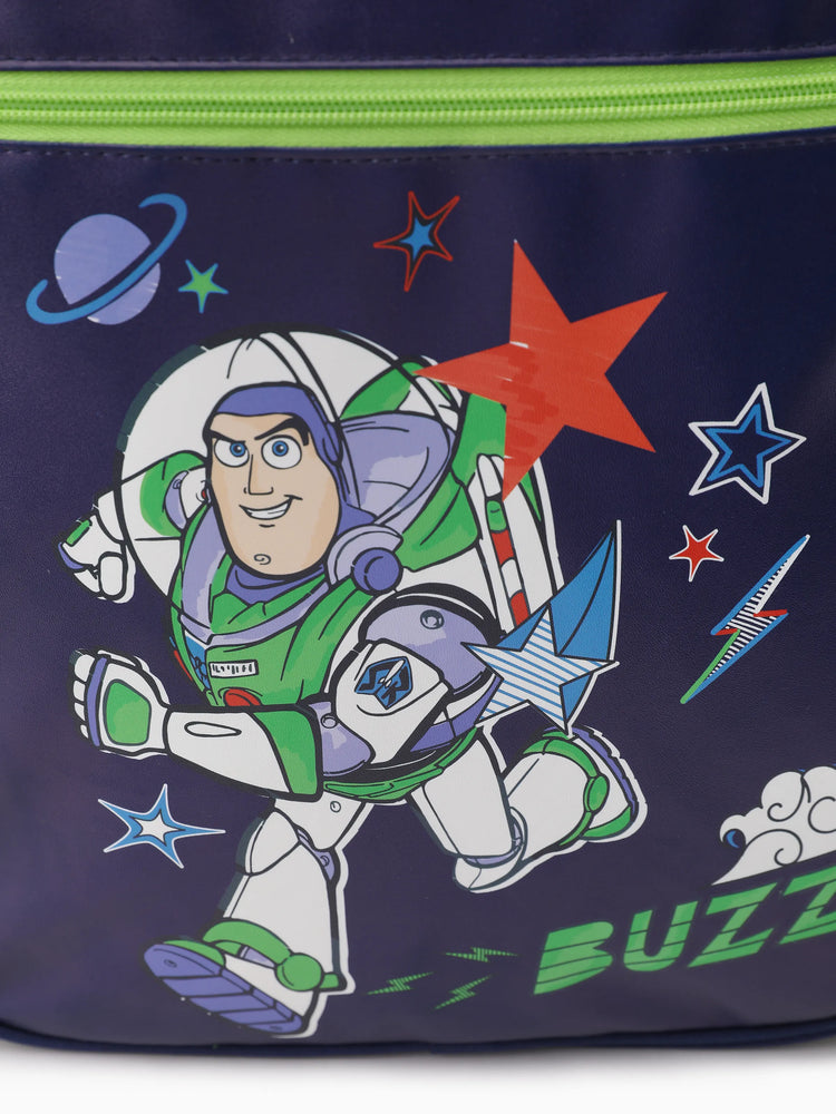 Toy Story Toddler Boy Buzz Lightyear Backpack with Chest Strap & Bottle Pockets Black