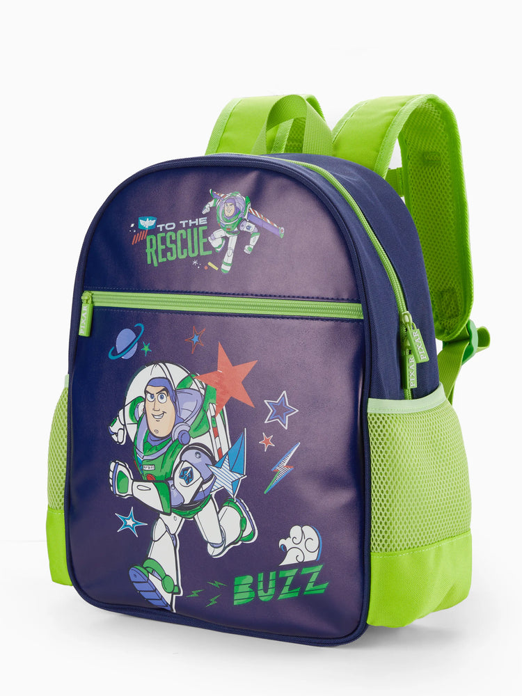 Toy Story Toddler Boy Buzz Lightyear Backpack with Chest Strap & Bottle Pockets Black