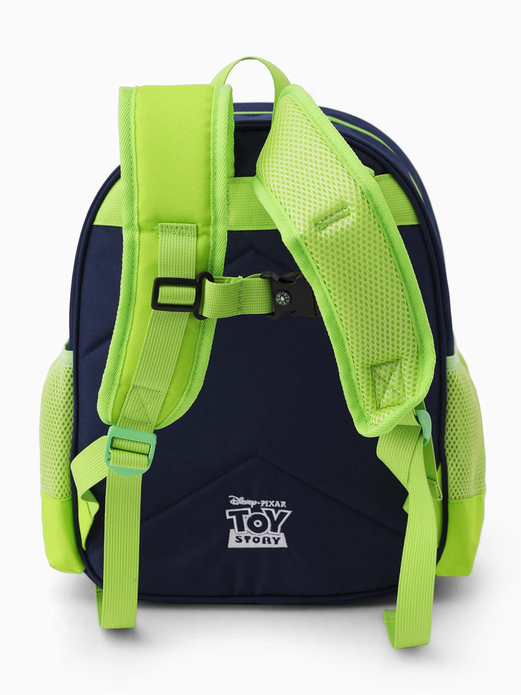 Toy Story Toddler Boy Buzz Lightyear Backpack with Chest Strap & Bottle Pockets Black
