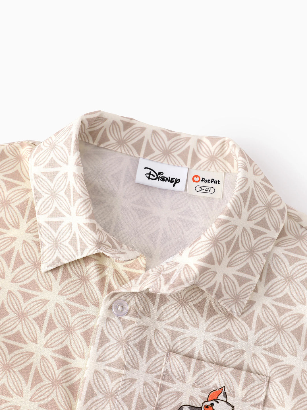 Disney Princess Family Matching Moana Island-Inspired Dress & Shirt Set Coral Pink