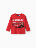 Disney Cars Boys' Long-Sleeve T-Shirts Red