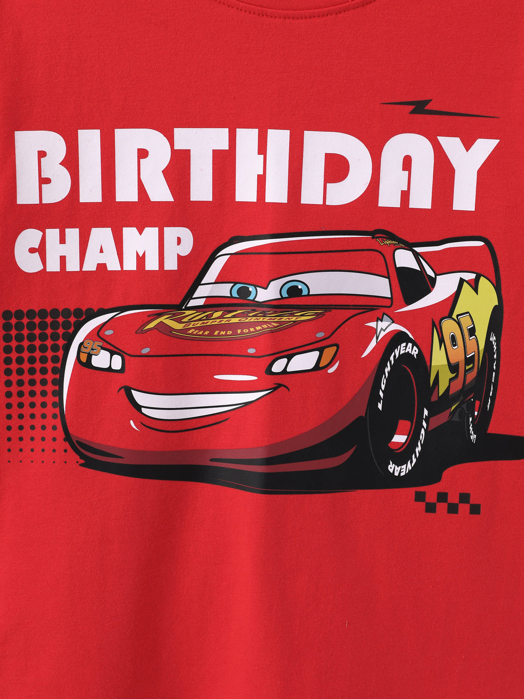 Disney Cars Boys' Long-Sleeve T-Shirts Red