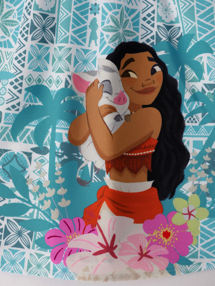 Disney Moana Family Matching Island Print Tees and Dresses