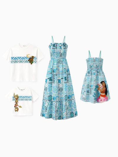 Disney Moana Family Matching Island Print Tees and Dresses