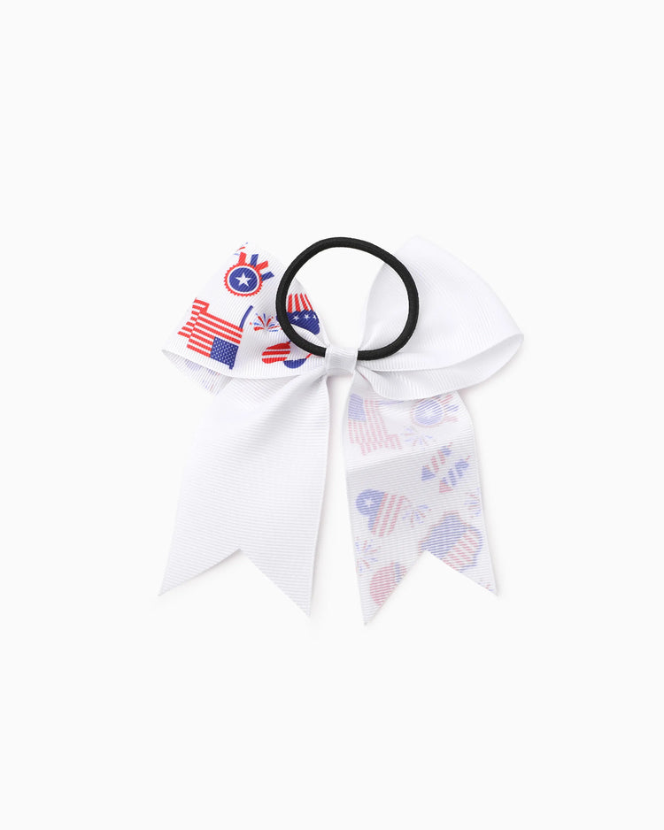 Independence Day Mommy and Me 5-Pack Patriotic Bow Hair Ties Multi-color