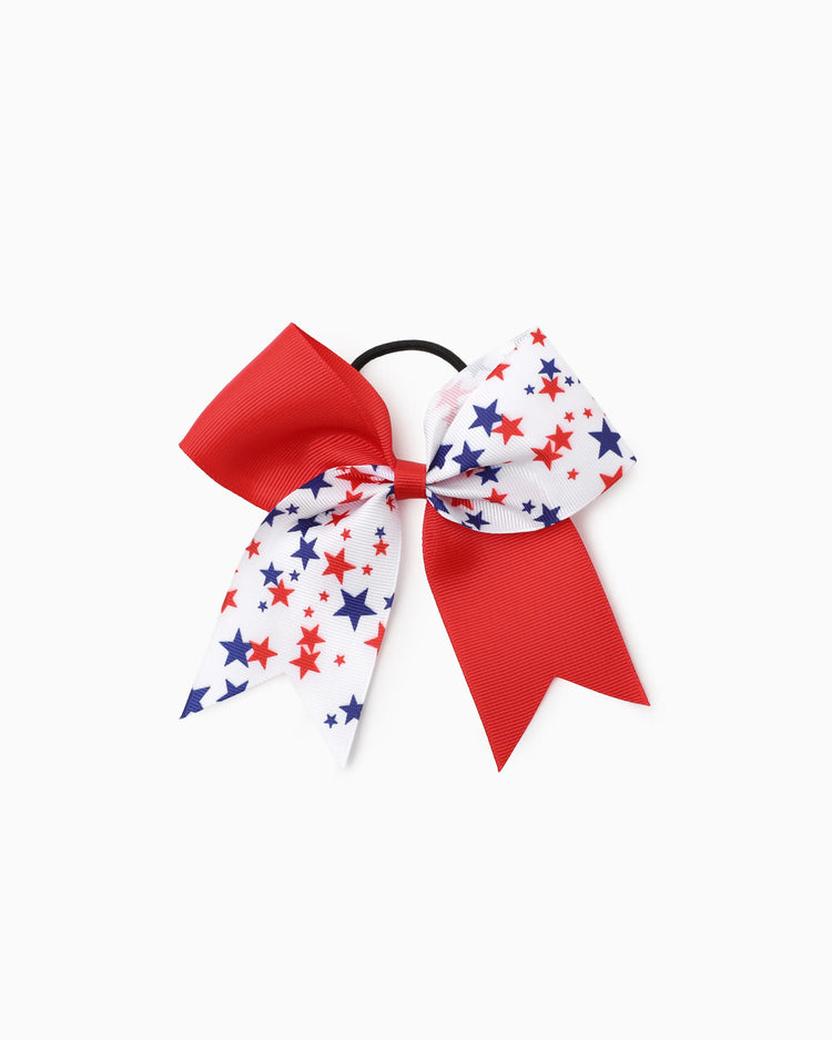 Independence Day Mommy and Me 5-Pack Patriotic Bow Hair Ties Multi-color