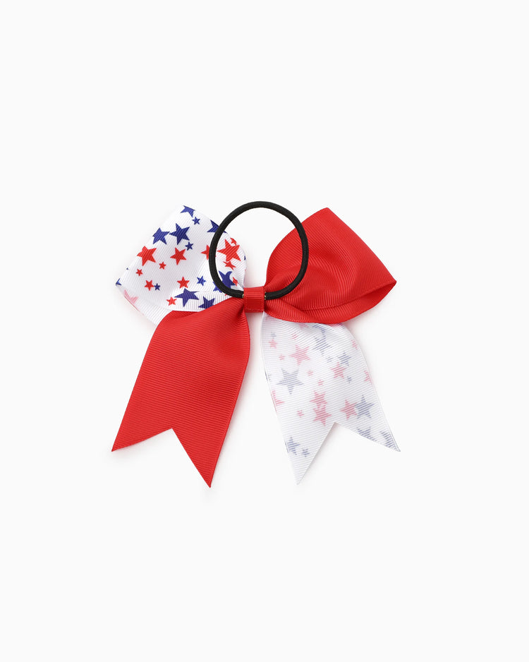 Independence Day Mommy and Me 5-Pack Patriotic Bow Hair Ties Multi-color