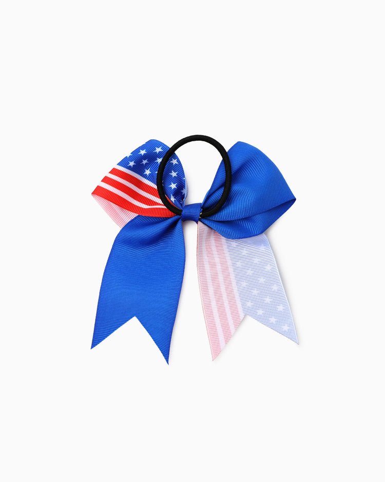 Independence Day Mommy and Me 5-Pack Patriotic Bow Hair Ties Multi-color