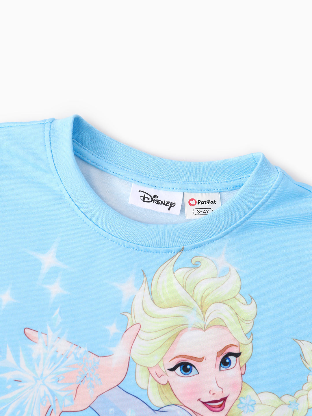 Disney Frozen Elsa Happy Birthday Girls' Short-Sleeve T-Shirt Blue