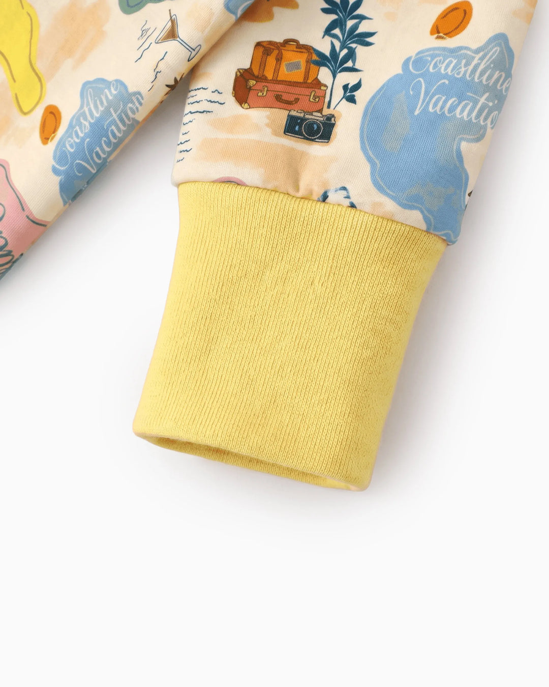 Little Explorers Bamboo Zip-Up Baby Pajamas