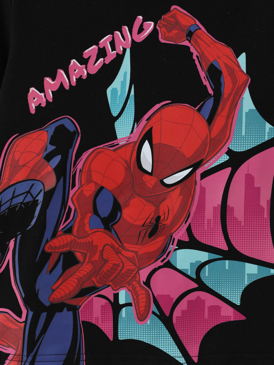 Marvel Spider-Man Boys' Long-Sleeve T-Shirts Black
