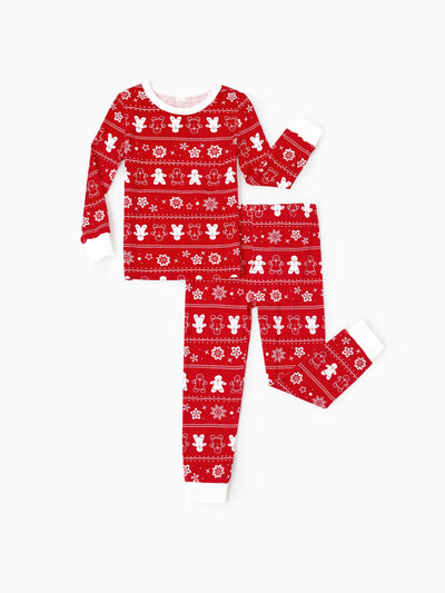 Christmas / Halloween Pajama 2-piece Bamboo Pajamas Set With Childlike Print for Baby / Toddler( Snug-Fitting) Red