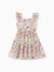 Fresh Market Toddler Girl Floral Stripe Print Dress Multi-color