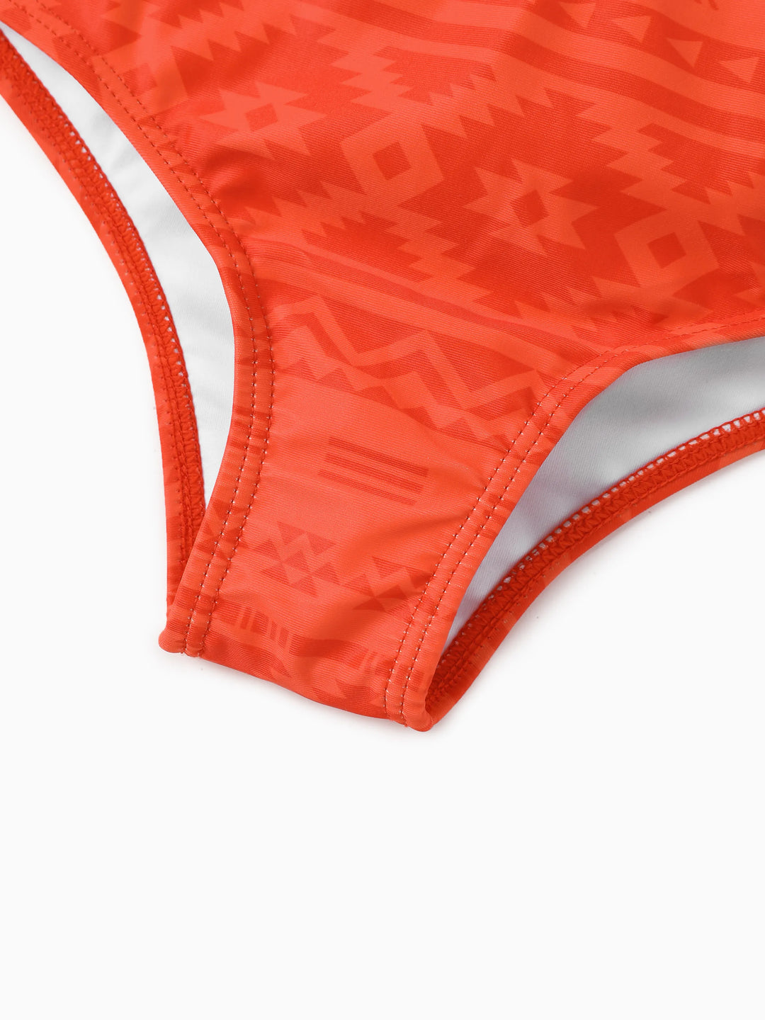 Bikini à volants avec robe de plage optionnelle maman et moi, imprimé floral tropical, orange