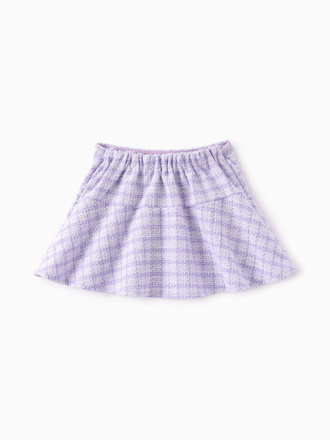 Disney Princess Rapunzel Cotton Top And Tweed Skirt Set Purple